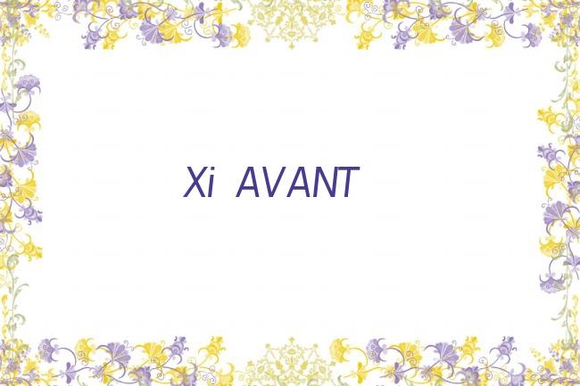 Xi AVANT剧照